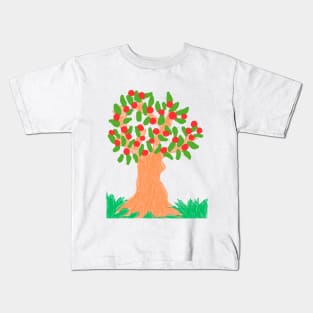 Fruit Tree Desgin Kids T-Shirt